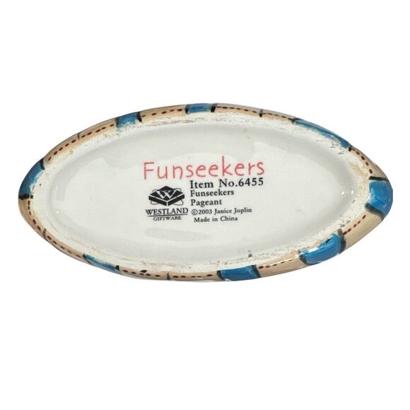 Pageant Ladies Fun Colorful Vase by Funseekers Westland Giftware - Picture 7 of 10